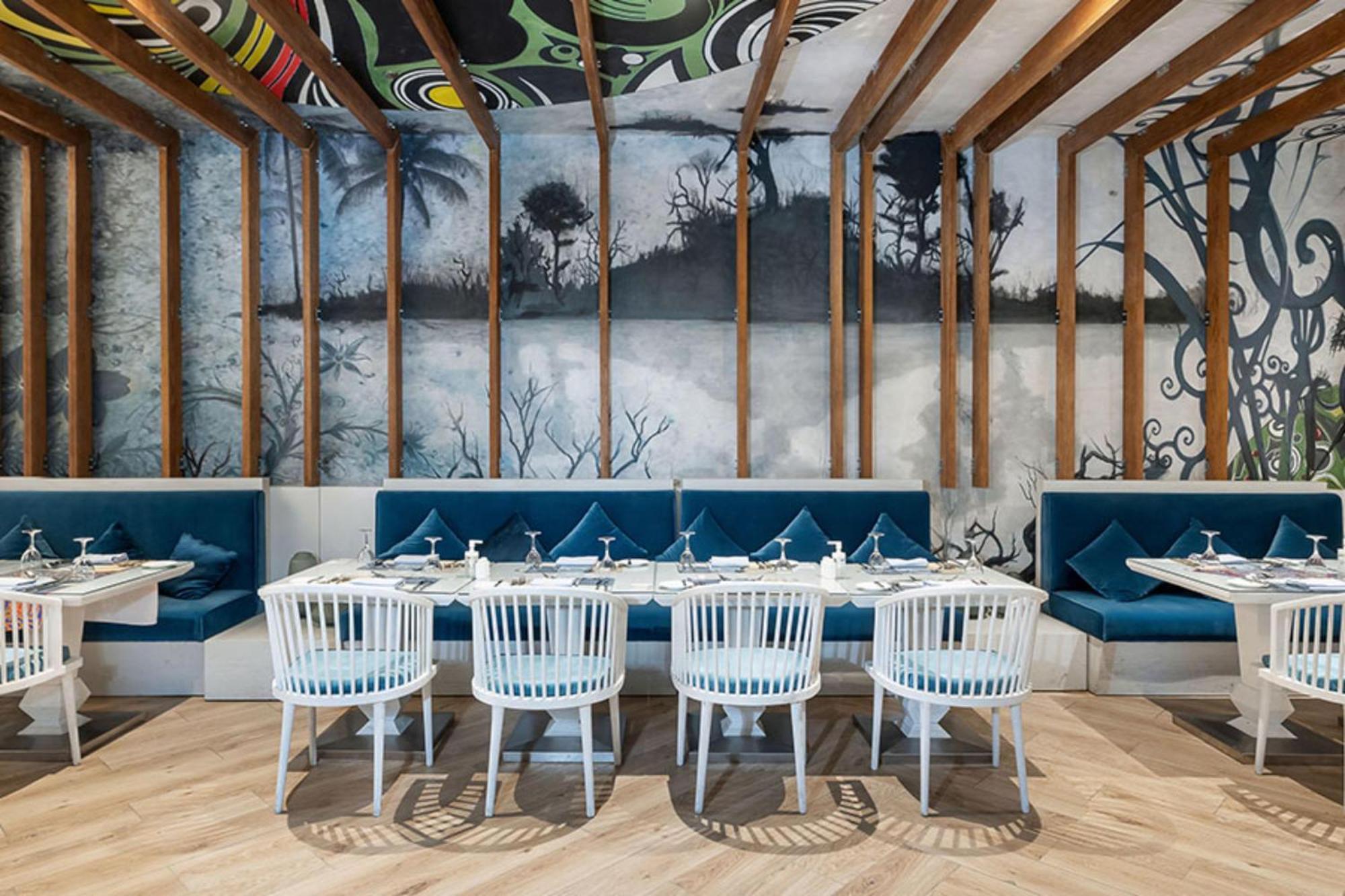 Rixos Premium Alamein เอลอาลาเมน ภายนอก รูปภาพ Restaurant interior
