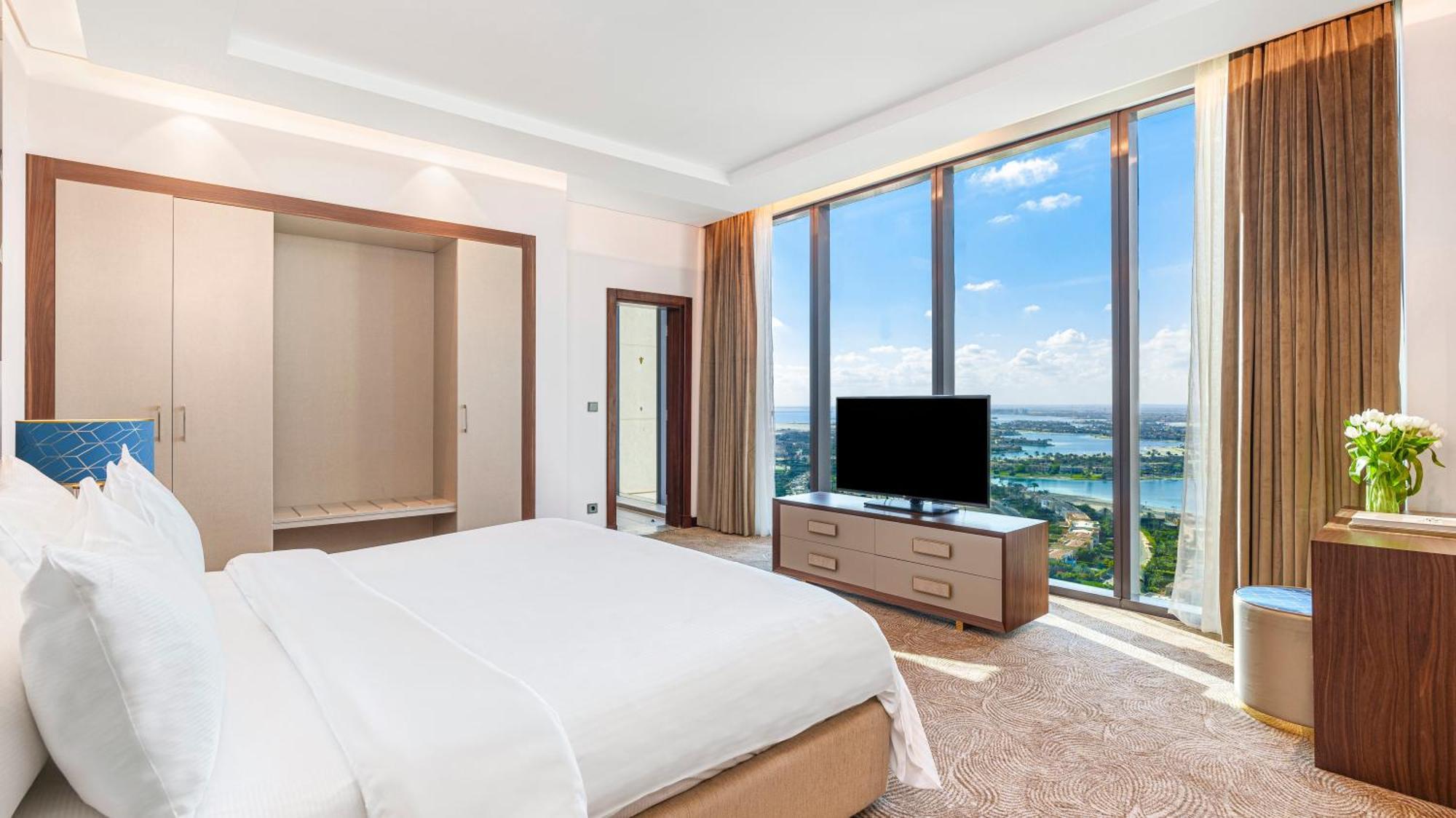 Rixos Premium Alamein เอลอาลาเมน ห้อง รูปภาพ A bedroom at the hotel