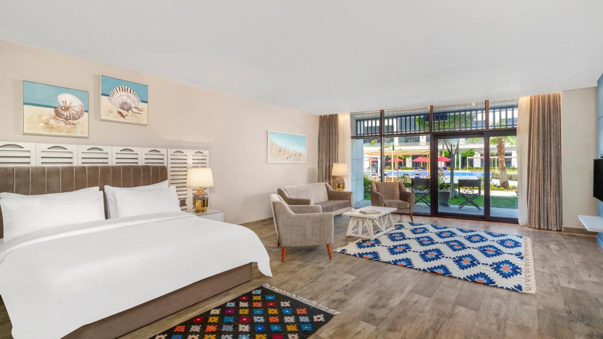 Rixos Premium Alamein เอลอาลาเมน ภายนอก รูปภาพ A room at the hotel