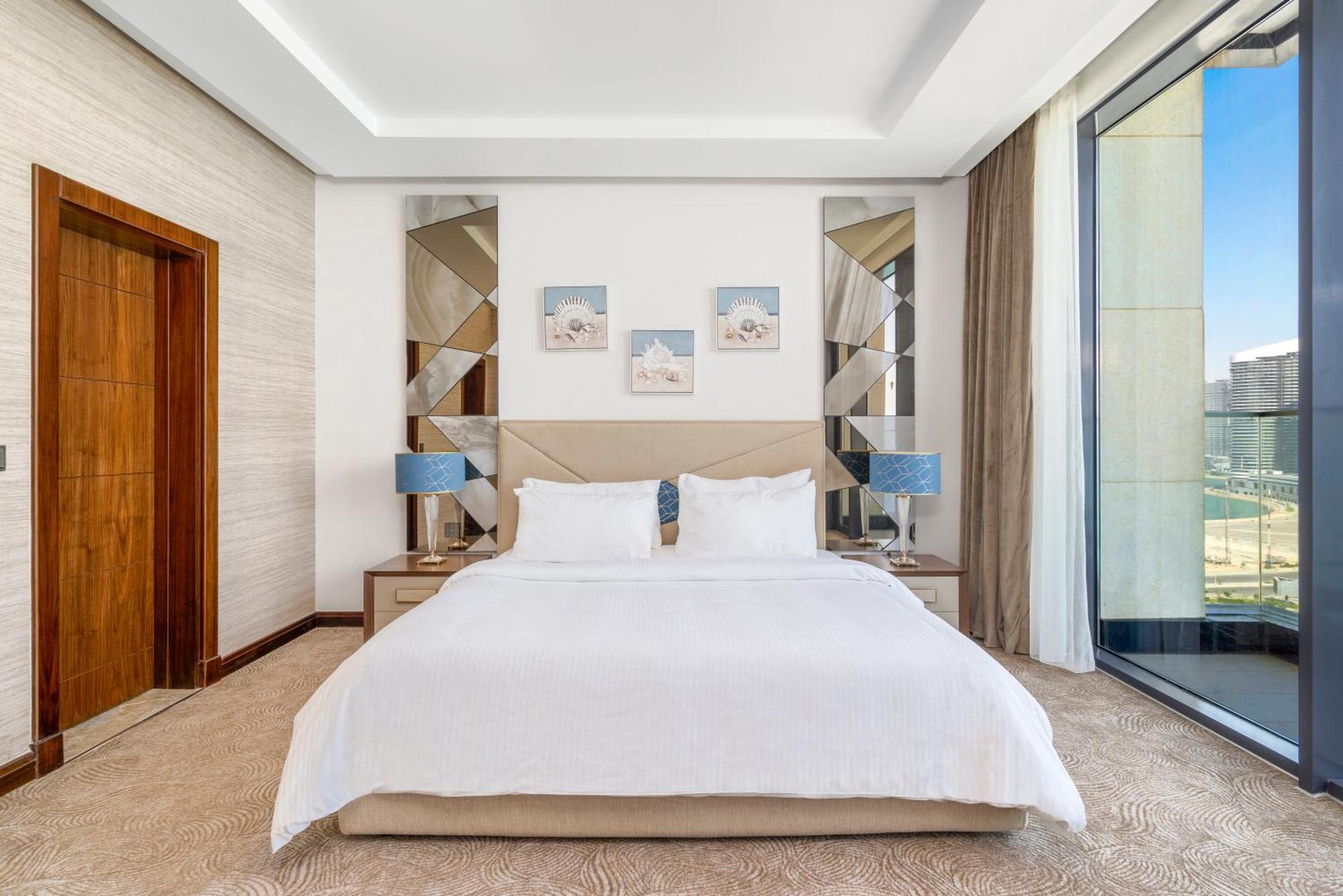 Rixos Premium Alamein เอลอาลาเมน ห้อง รูปภาพ A bedroom at the hotel