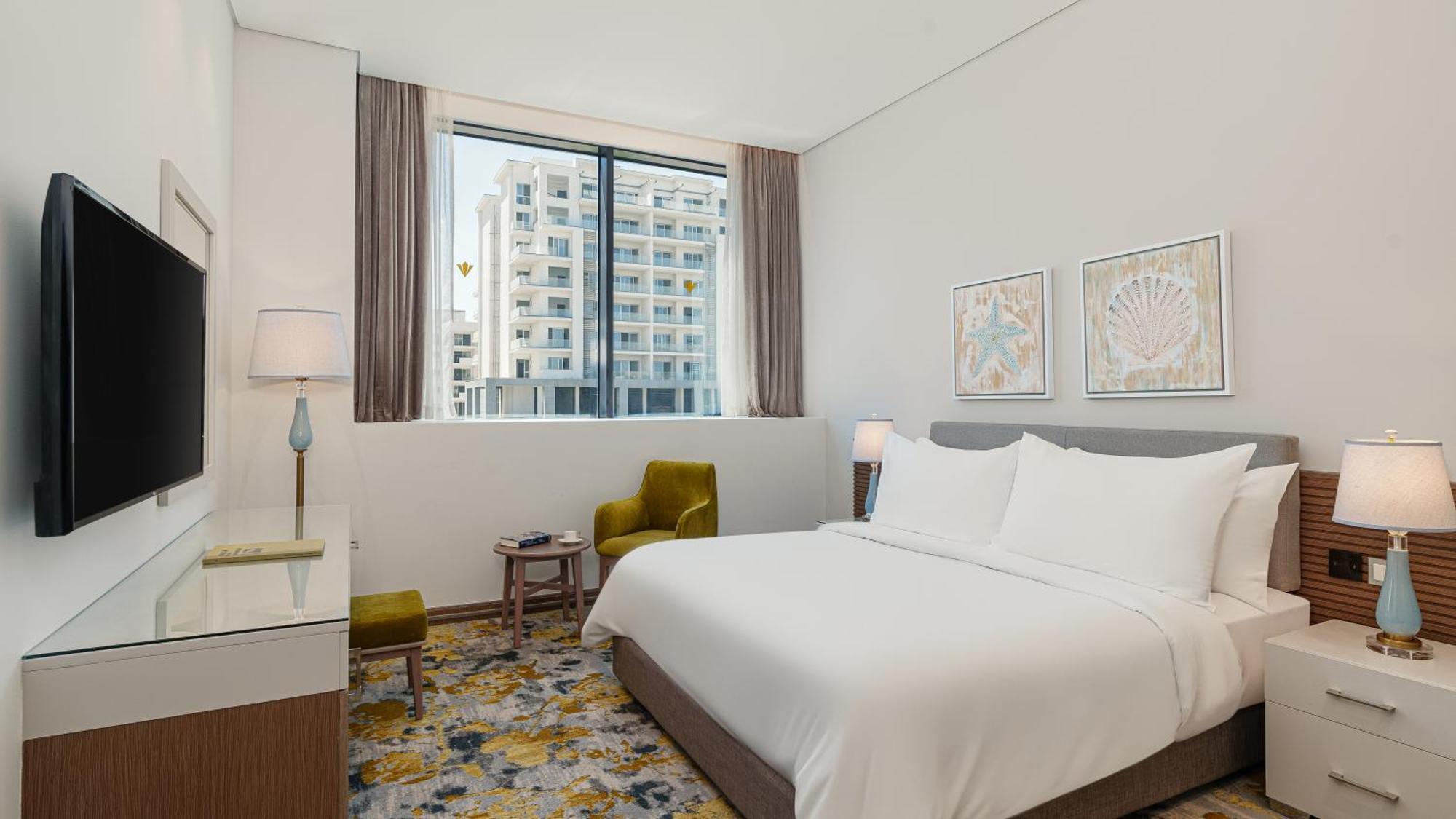 Rixos Premium Alamein เอลอาลาเมน ห้อง รูปภาพ A guest room at the hotel